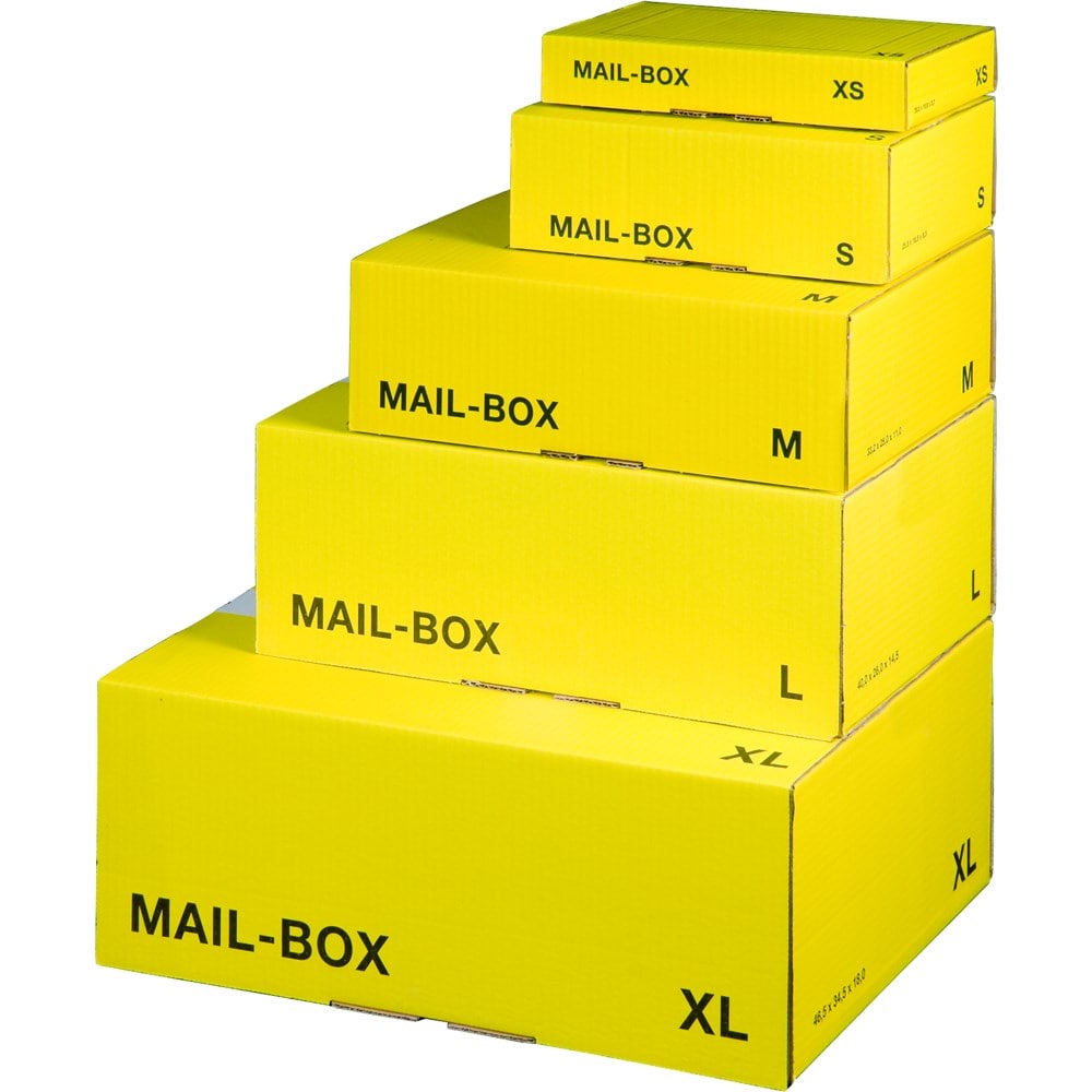 Post Paket Größe S - Gelb